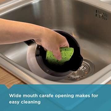 BLACK+DECKER 12-Cup Thermal Coffeemaker, Black/Silver, CM2035B (Renewed)