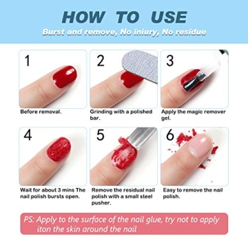 Gel Nail Polish Remover 2 Pack for Quick Nail Care
