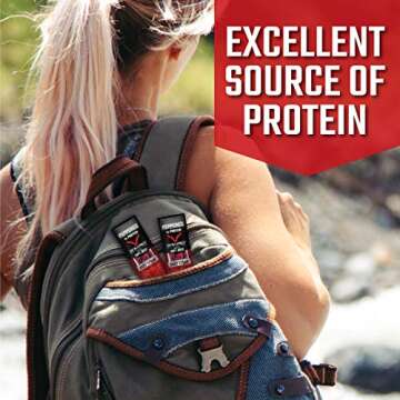 Jack Link's Premium Cuts Beef Steak, Peppered – Protein Snacks, Meat Snack with 11g of Protein, Ma...