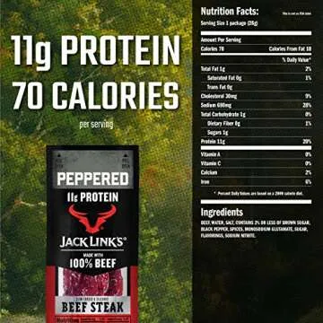 Jack Link's Premium Cuts Beef Steak - 11g Protein Snack Pack