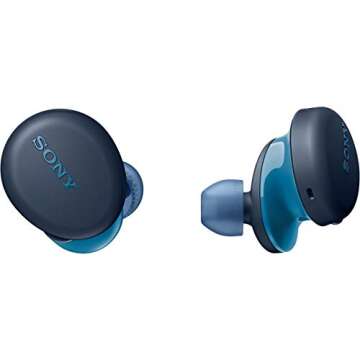 Sony WF-XB700 EXTRA BASS True Wireless Earbuds Headset/Headphones with Mic for Phone Call Bluetooth Technology, Blue