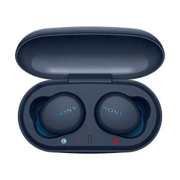 Sony WF-XB700 EXTRA BASS True Wireless Earbuds Headset/Headphones with Mic for Phone Call Bluetooth Technology, Blue