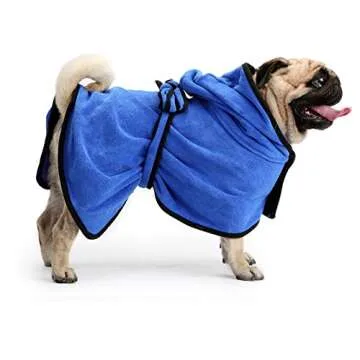 NACOCO Microfiber Dog Bathrobe Towel - Perfect for Quick Drying