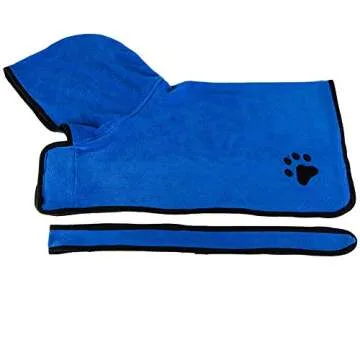 NACOCO Microfiber Dog Bathrobe Towel - Perfect for Quick Drying