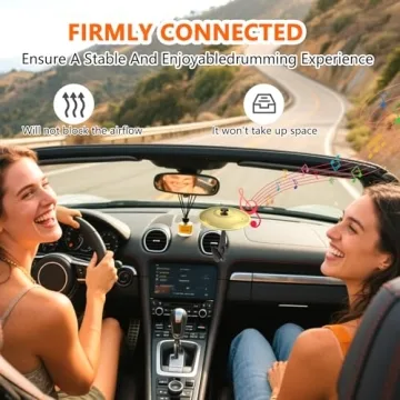 Mini Car Crash Cymbal Air Vent for Drumming Fun