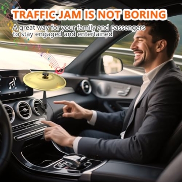 Mini Car Crash Cymbal Air Vent for Drumming Fun