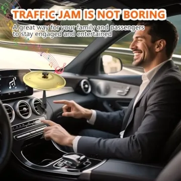 Mini Car Crash Cymbal Air Vent for Drumming Fun