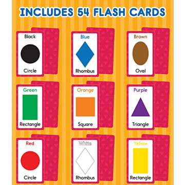 Carson Dellosa Colors & Shapes Flash Cards for Toddlers