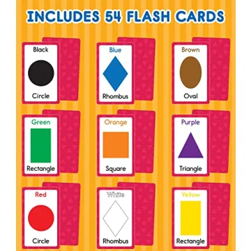 Carson Dellosa Colors & Shapes Flash Cards for Toddlers