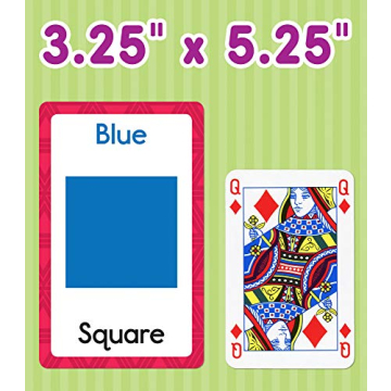 Carson Dellosa Colors & Shapes Flash Cards for Toddlers