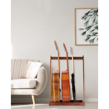 Elegant Multi Guitar Stand for Home and Studio Use