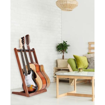 Elegant Multi Guitar Stand for Home and Studio Use