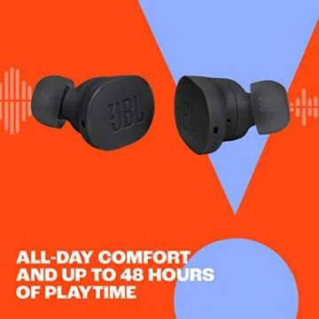 JBL Tune Buds - True wireless Noise Cancelling earbuds, JBL Pure Bass Sound, Bluetooth 5.3, 4-Mic technology for Crisp, Clear Calls, Up to 48 hours of battery life, Water and dust resistant (Purple)