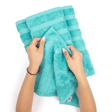 Luxury 6 Piece Cotton Towel Set | Soft, Absorbent & Quick Dry