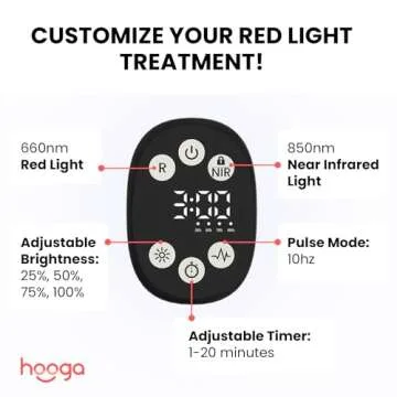 Hooga Red Light Therapy Wrap - 120 LEDs for All Ages