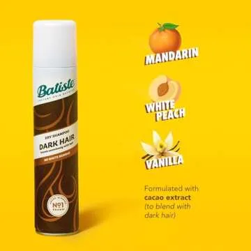 Batiste Dark Dry Shampoo for Fresh Hair Anytime