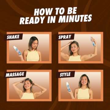 Batiste Dark Dry Shampoo for Fresh Hair Anytime