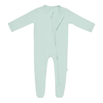 KYTE Baby Zipper Closure Footies - Soft Bamboo for Infants