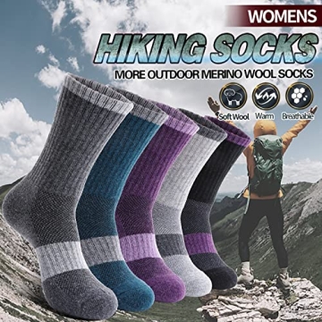 Anlisim Merino Wool Socks for Women - Cozy & Durable