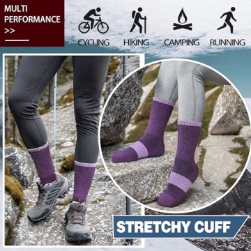 Anlisim Merino Wool Socks for Women - Cozy & Durable