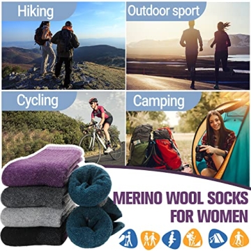 Anlisim Merino Wool Socks for Women - Cozy & Durable