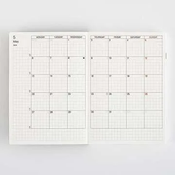 Hobonichi Techo 2024 Planner Book [English/A6/January Start/Monday Start]