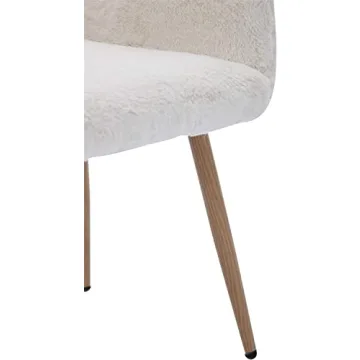 Stylish SSLine Faux Fur Vanity Chair for Girls Women