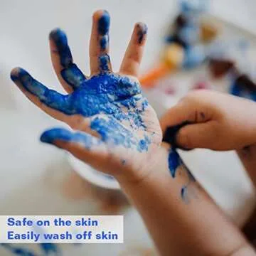 Keebor 12 Colors Watercolor Paint Set for Kids, 24 Pack Washable Water Colors for Party Favors, Gifts, Classroom Supplies (Wood Brushes Included)