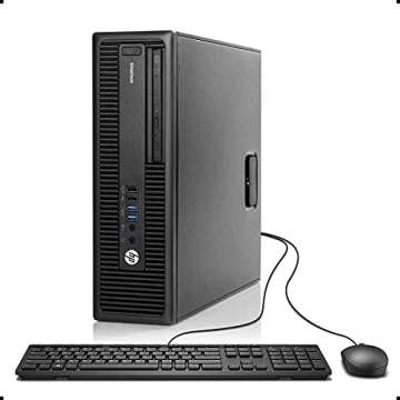 HP EliteDesk 800 G2 Business Class Desktop, Intel Core i5 6500 3.2Ghz, 8GB DDR4 RAM, 256GB SSD Hard ...