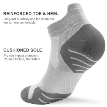 PAPLUS Compression Socks: Cushioned Support for Women