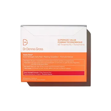 Dr. Dennis Gross Alpha Beta Extra Strength Daily Peel – 2-Step Exfoliating Pads for Enhanced Anti-...