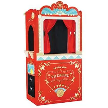 Le Toy Van Showtime Puppet Theatre - Enchanting Role-Play Toy for Imaginative Play