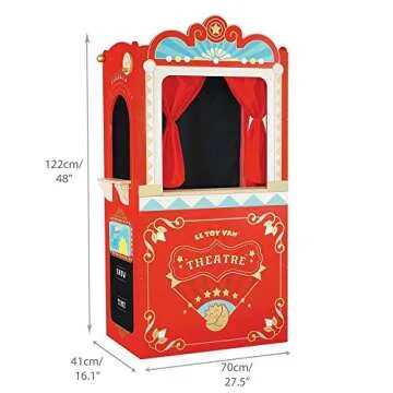 Le Toy Van Showtime Puppet Theatre for Imaginative Play