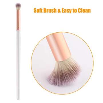 EKYSSO 10 PCS Eyelash Cleaning Brush for Lash Extension, Lash Shampoo Cleansing Brush, Lash Bath Brush, Lash Wash Brush for Eyelash Extension Cleaning, Lash Cleanser for Eyelash Brush, Lashes Supplies