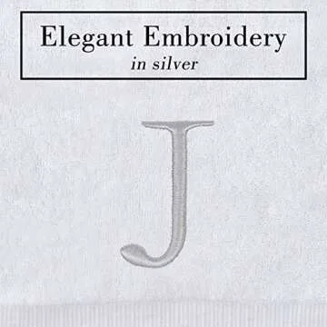 Luxury Decorvo Monogrammed Hand Towels for Spa