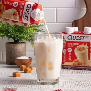 Quest Salted Caramel Protein Shake 30g Protein 4 Count