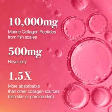 AFC Japan Tsubaki Ageless Beauty Collagen Drink from Japan with 10,000mg Marine Collagen Peptides + ...