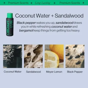 OffCourt Natural Deodorant Body Spray for Men and Women