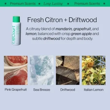 OffCourt Natural Deodorant Body Spray for Men and Women
