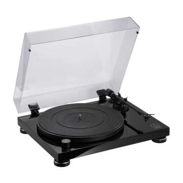 Audio-Technica AT-LPW50PB Fully Manual Belt-Drive Turntable