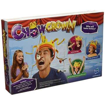 Chow Crown Game Kids Electronic Spinning Crown Snacks Food Kids & Family Game