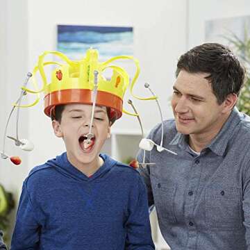 Chow Crown Game Kids Electronic Spinning Crown Snacks Food Kids & Family Game