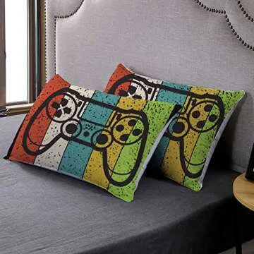 AILONEN Gamer Bedding Set for Boys - Gaming Duvet Cover
