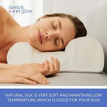 Sleep & Glow Omnia Silk Pillowcase for Beauty Sleep