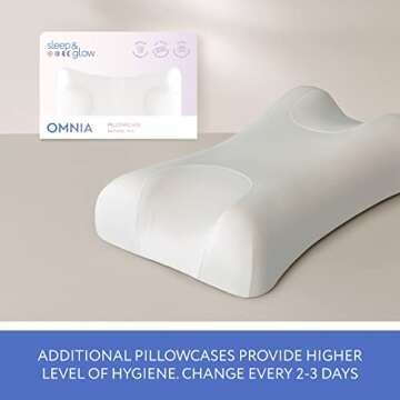 Sleep & Glow Omnia Silk Pillowcase for Beauty Sleep