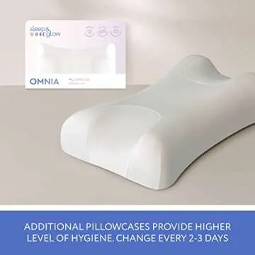 Sleep & Glow Omnia Silk Pillowcase for Beauty Sleep