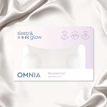 Sleep & Glow Omnia Silk Pillowcase for Beauty Sleep