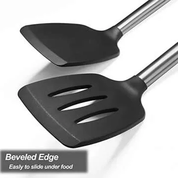 Silicone Spatula Set - Nonstick & Heat Resistant Spatulas