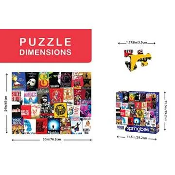 Springbok It's Showtime 1000 Piece Jigsaw Puzzle Collage