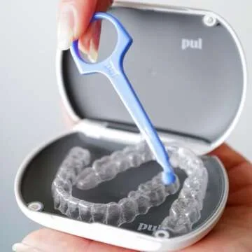 PUL Clear Aligner Removal Tool — Compatible with Invisalign, Removable Braces, Retainers & Trays – Easy-to-Use Device Remover, Dental & Oral Hygiene Care Product – Pink (Pack of 1)